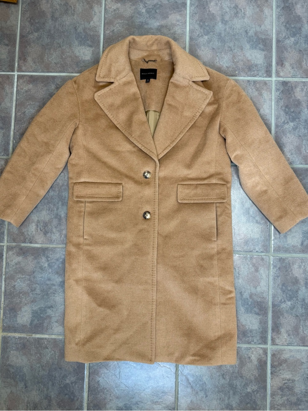 Banana Republic Wool-Blend Trench Coat